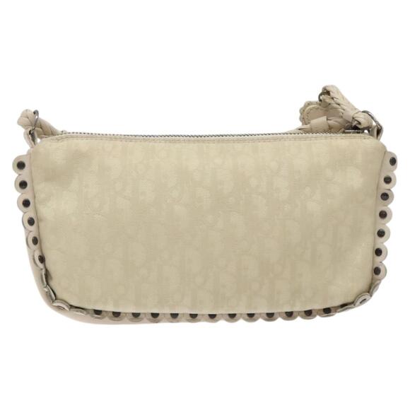 DIOR Trotter Canvas Shoulder Bag White - Picture 3 of 12